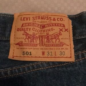 Levi 501 Button-Fly Jeans